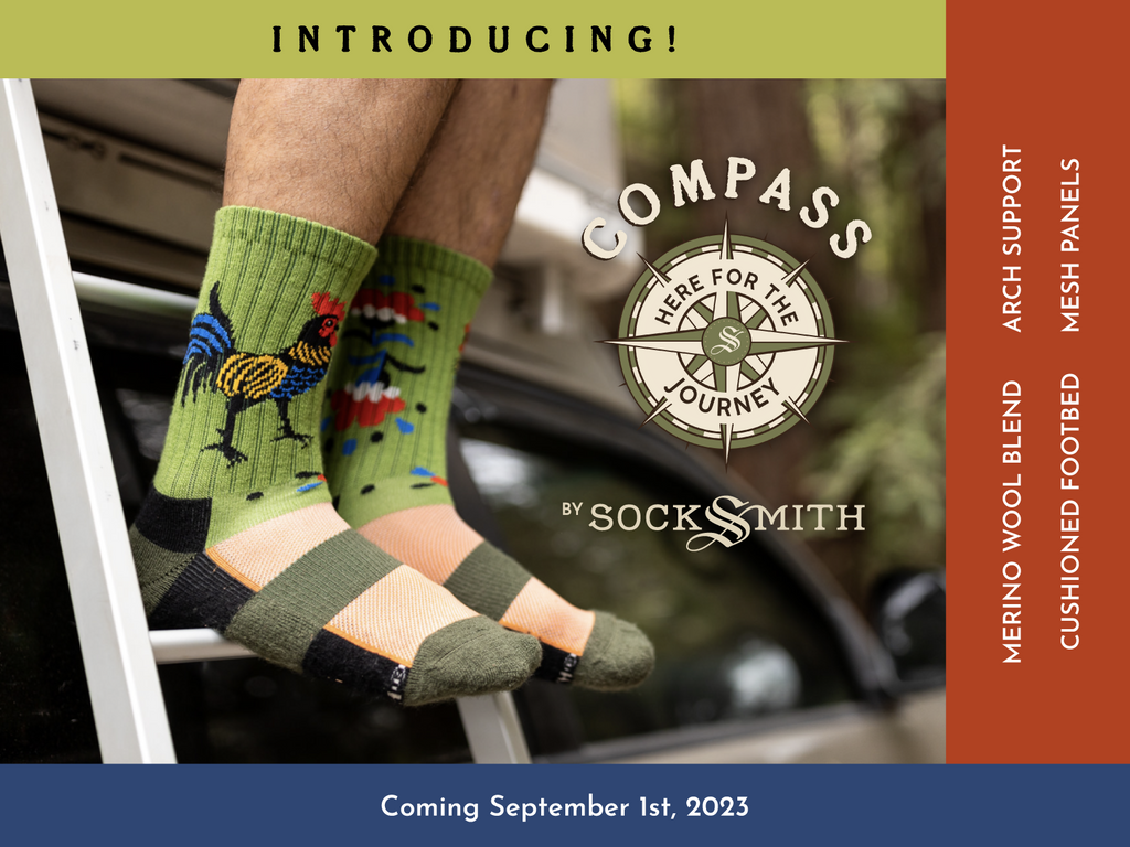 BrandNew Socksmith’s Merino Wool COMPASS Collection