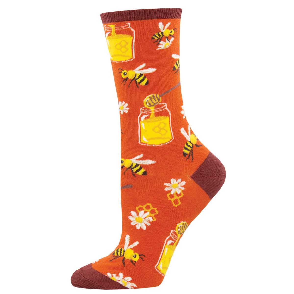 Women's Crew Socks - Bee My Honey Socks