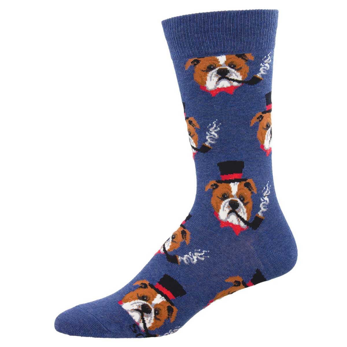 men's dress socks with designs Mens Colorful Argyle 3% spandex Dapper Dog Heather Charcoal