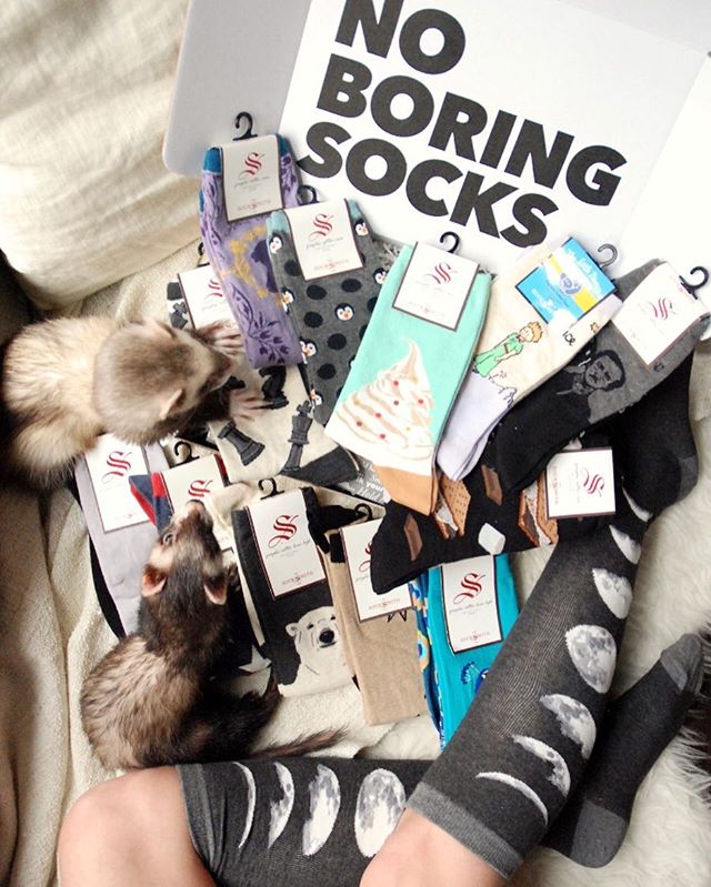 no boring socks
