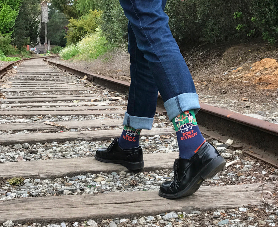 Celebrate National Walk To Work Day With Stop Sign Socks!