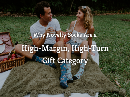 Why novelty socks are a high margin, high profit gift category