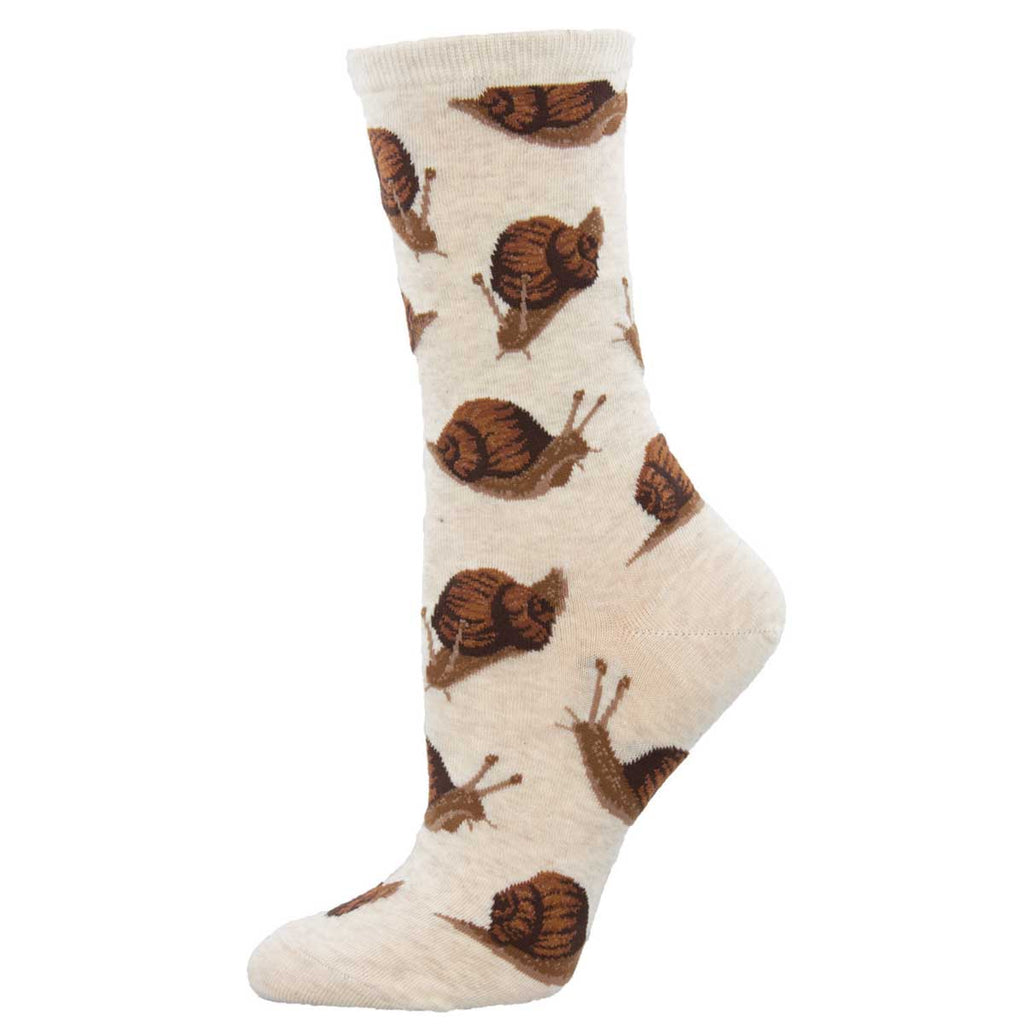 Cute Novelty Socks for Women - Snail's Pace by Socksmith