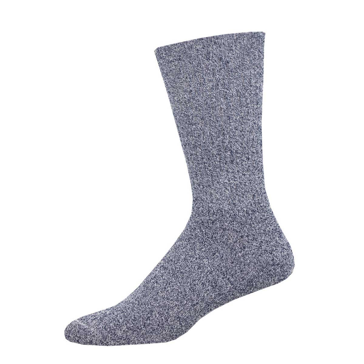 A static colored ribbed sock designed for adults.