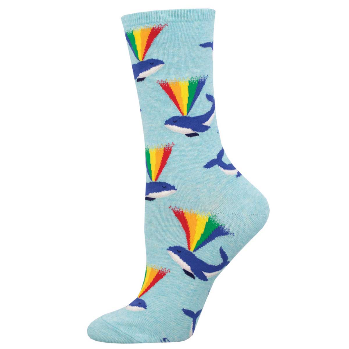 Blue Heather-WNC3258 / S/M 9-11 (Women's Shoe Size 6-10.5 and Men's Shoe Size 5-9)