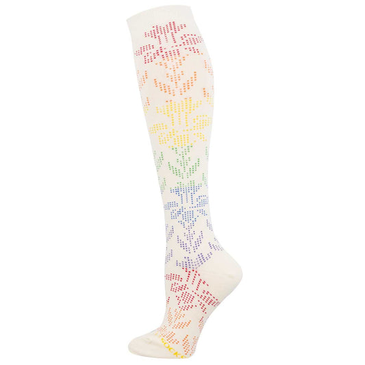 Lacy Floral - Knee Highs